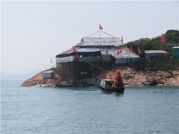 蒲台島居民疫情下 祝天后誕