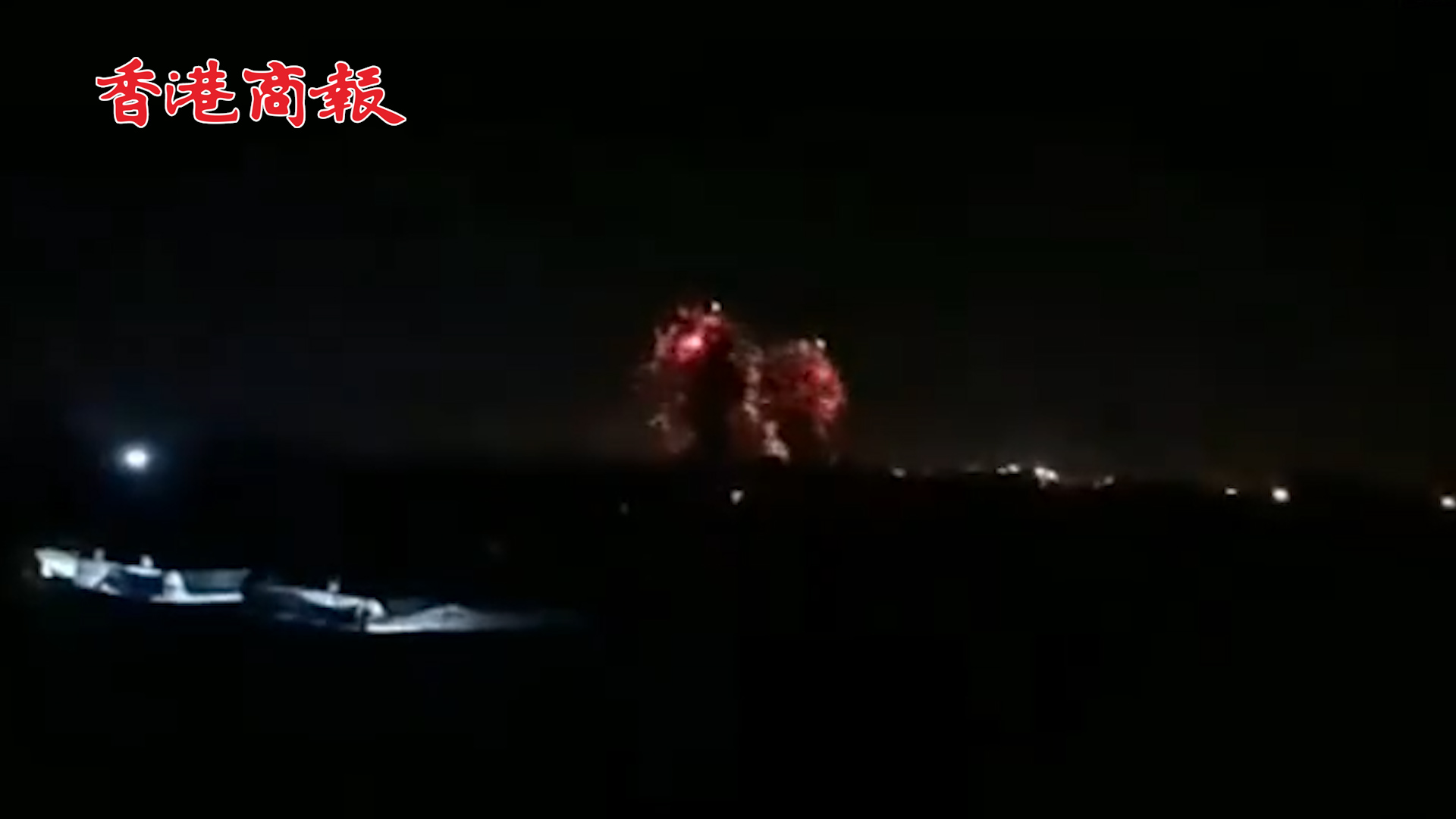 有片丨以色列再次空襲巴勒斯坦 爆炸聲響徹夜空