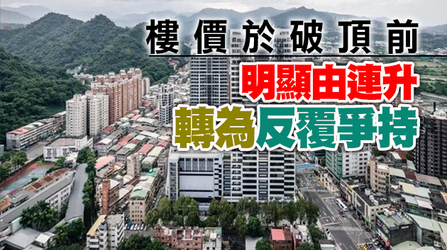 二手樓價指數反覆 按周跌0.52%