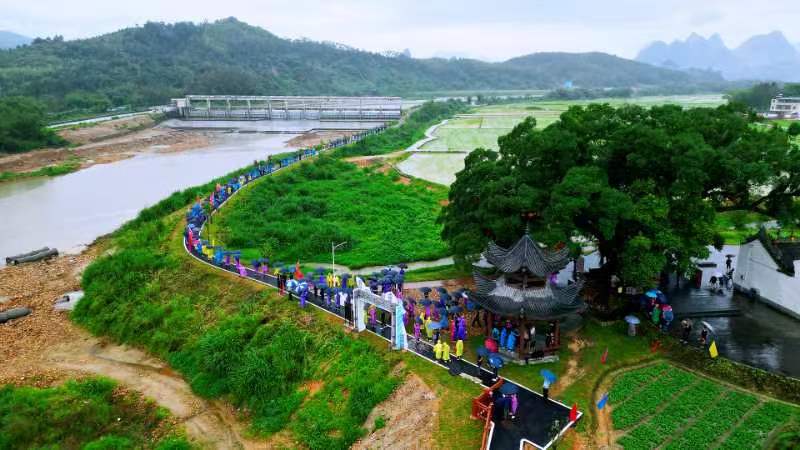 青山綠水畫中游 韶關武江萬里碧道（龍歸段）正式啟用！