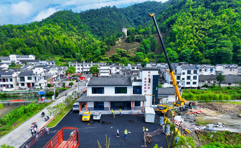 安徽黟縣：鄉鎮充電全覆蓋 綠色出行更便捷