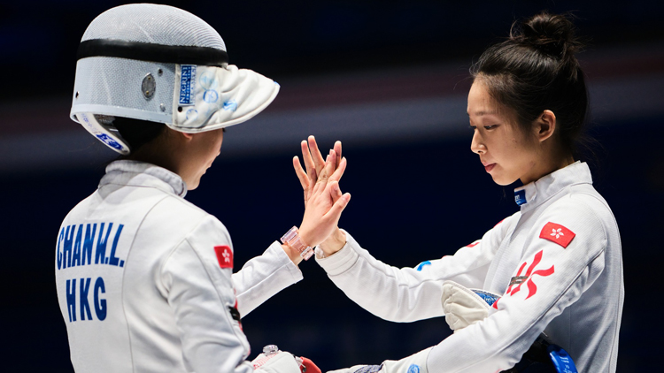 港隊亞運直擊 | 女子重劍團體決賽港隊摘銀 創亞運最佳成績