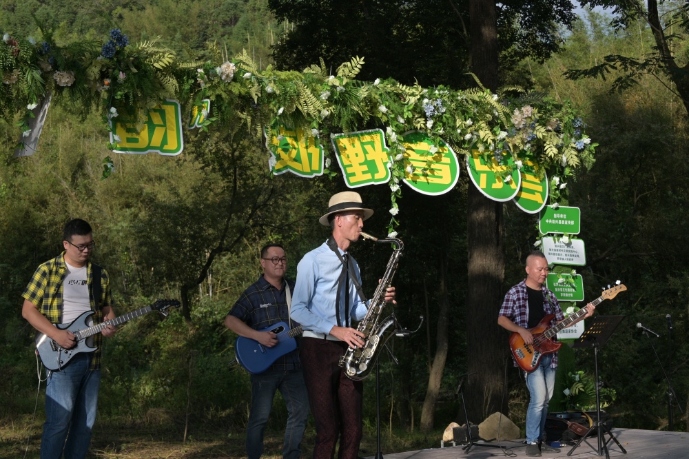 廣東始興古樹林郊野音樂會現山野浪漫