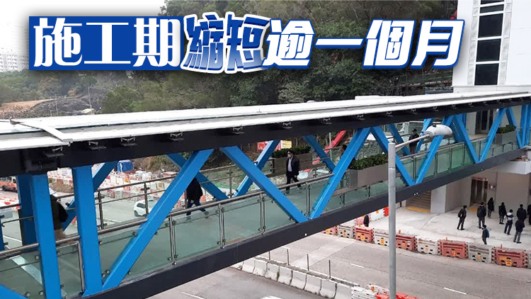 林世雄：路政署首次「組裝合成」建高架行人通道