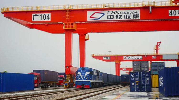 出發！「中國·雲浮—廣州國際港—歐洲」中歐接續班列開行