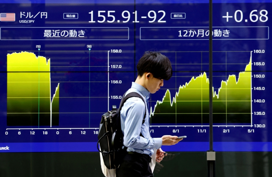 日本一周內兩次干預匯市總規模約9萬億日圓