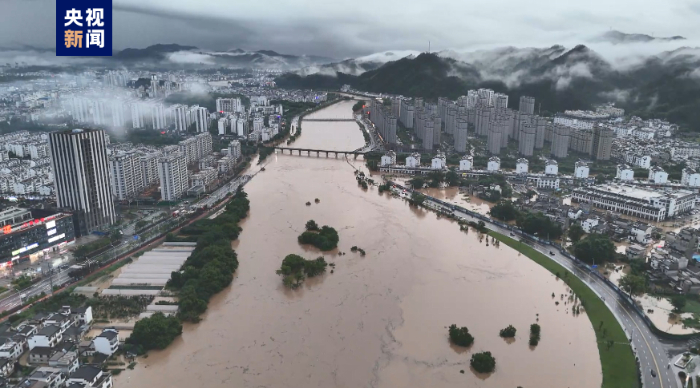 受強降雨影響 安徽歙縣2.7萬餘人受災