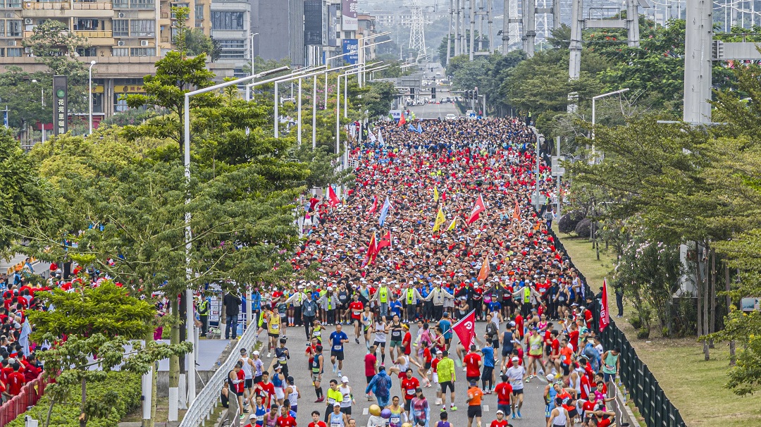 廣東富民·2024虎門半程馬拉松24日鳴槍開跑