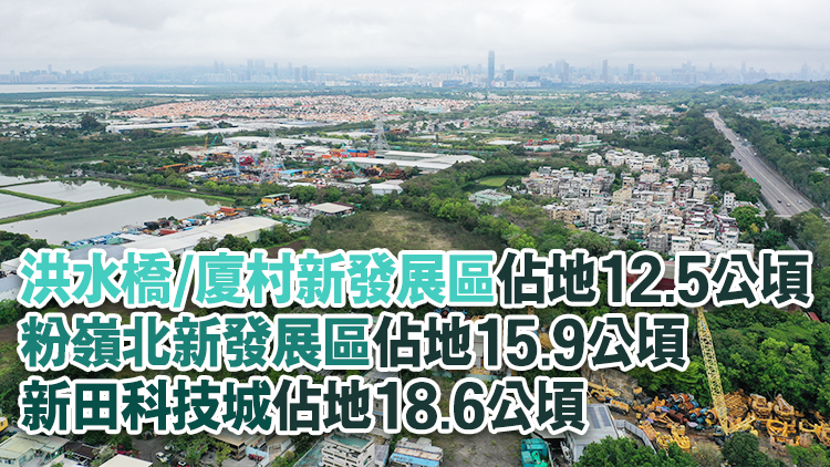 政府公布北都會「片區開發」試點詳情 12月展開市場意向調查